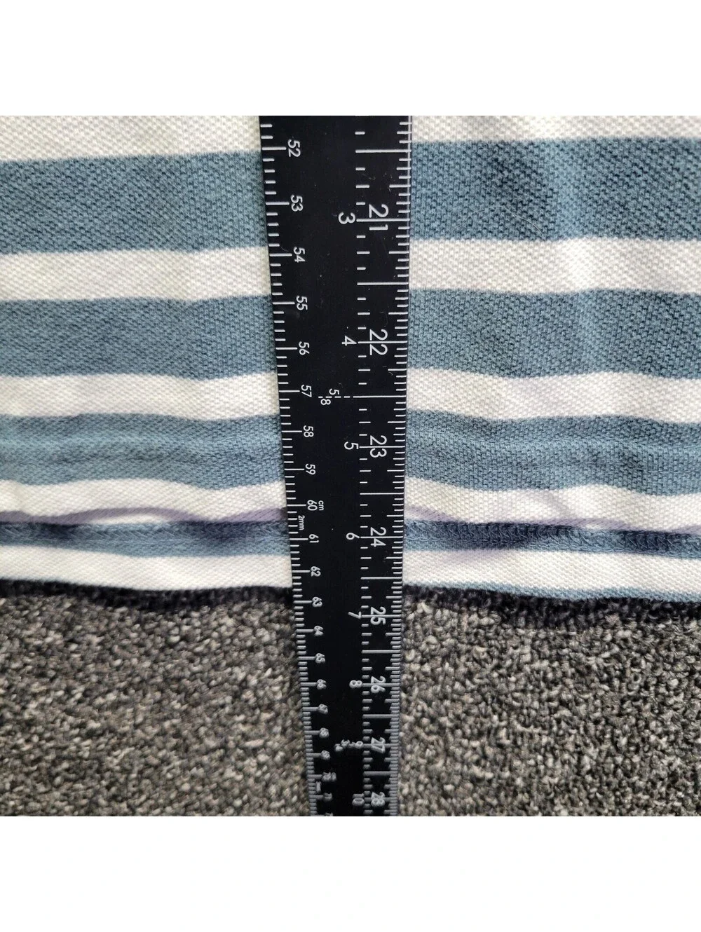 J Crew Men's Sz M Slim Fit Puple Stripe Polo Shirt